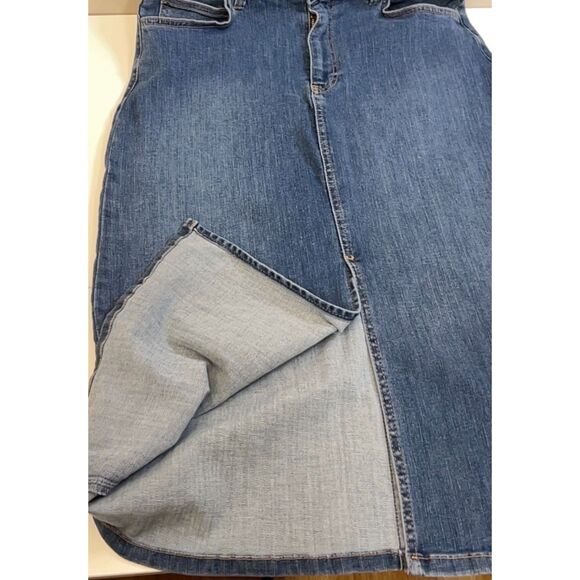 Elliott Lauren Perfect Stretch Denim Skirt. Size 6. - Picture 5 of 8